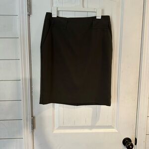 Banana Republic hunter green Pencil Skirt